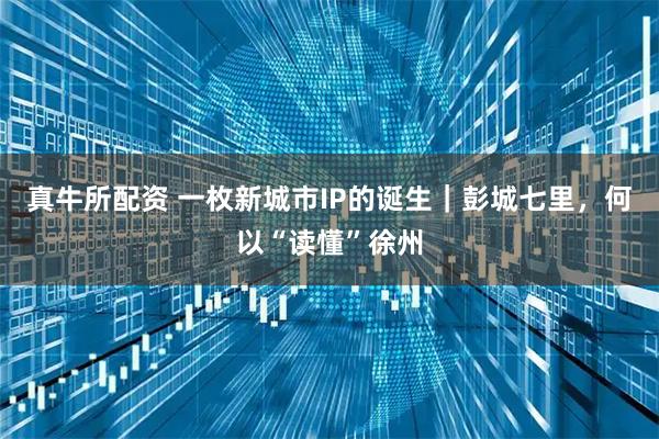 真牛所配资 一枚新城市IP的诞生｜彭城七里，何以“读懂”徐州