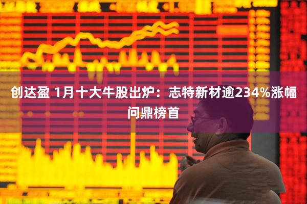 创达盈 1月十大牛股出炉:志特新材逾234%涨幅问鼎榜首